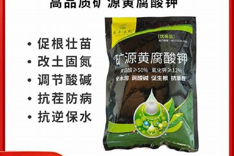 矿源黄腐酸钾主要作用及在什么时间情况下使用效果更明显