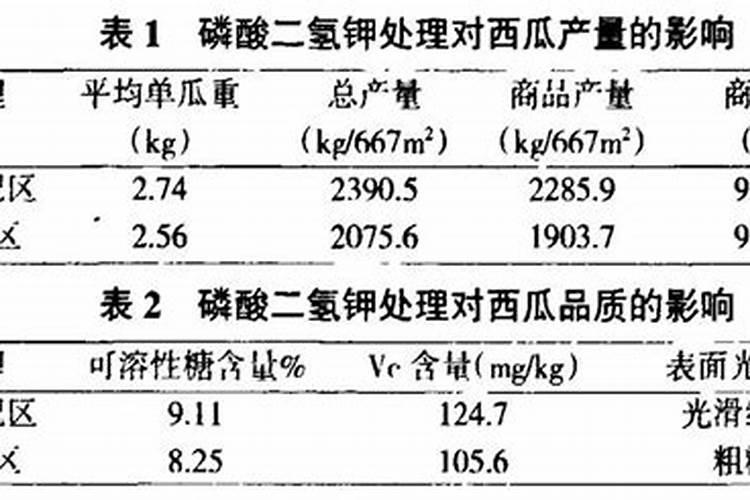 磷酸二氢钾可以直接灌根西瓜苗吗