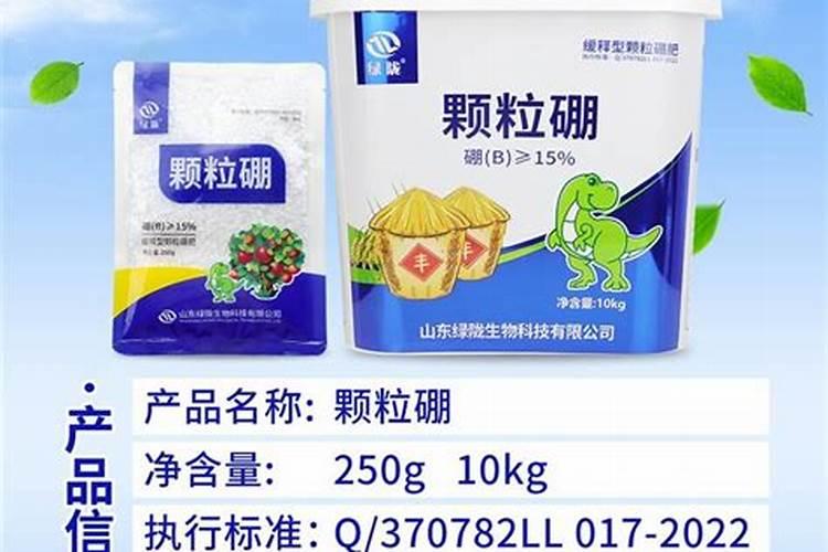 硼肥的最佳使用时期