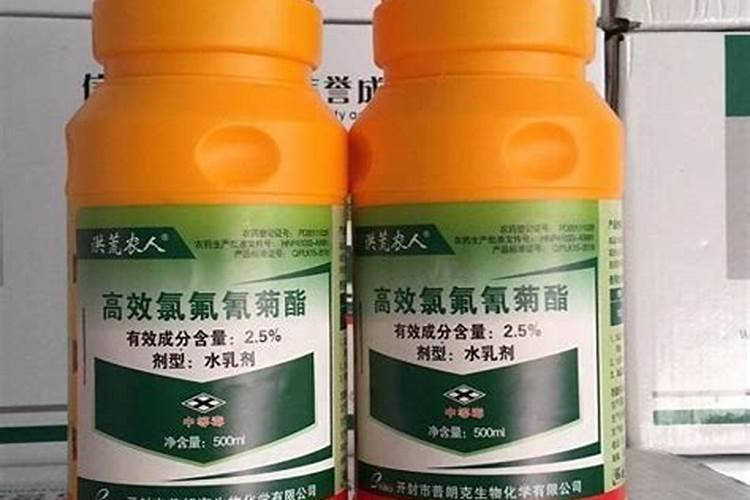 高效氯氟氰菊酯可以和叶面肥一起用吗