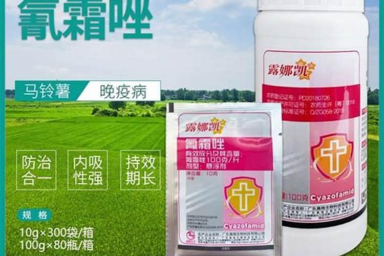 马铃薯晚疫病用什么药