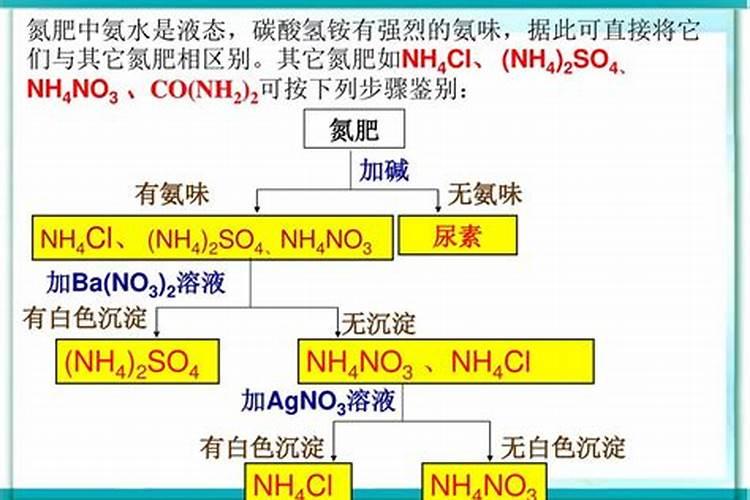 铵态氮肥有什么化学性质