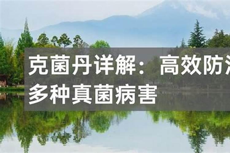 克菌丹有何用途？