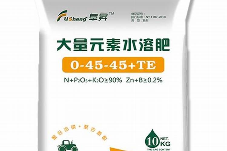 大量元素水溶肥料和复合肥的区别,作用