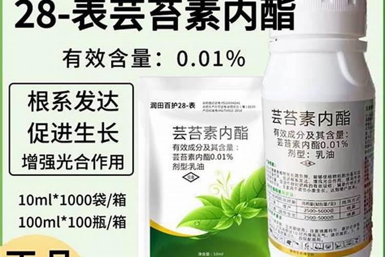 芸苔素内酯作用与功效和使用方法,多少钱一袋