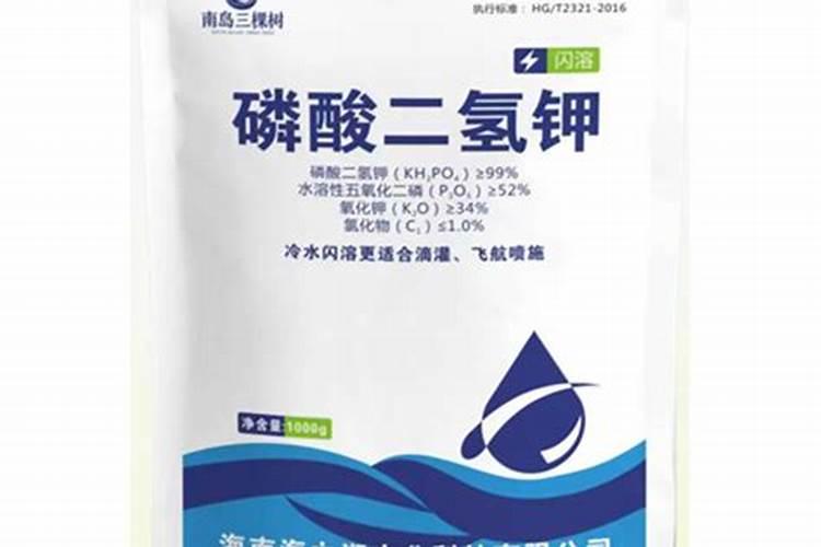 在柠檬树开花的时候,可以用磷酸二氢钾做肥料吗？