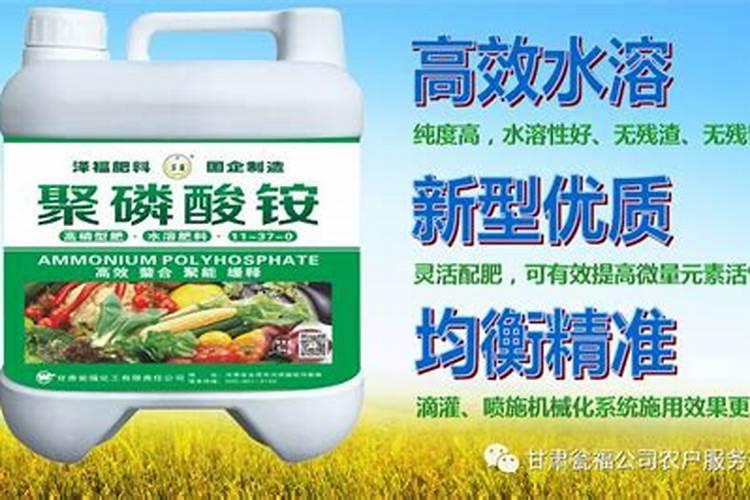 聚磷酸铵肥料的优点有哪些