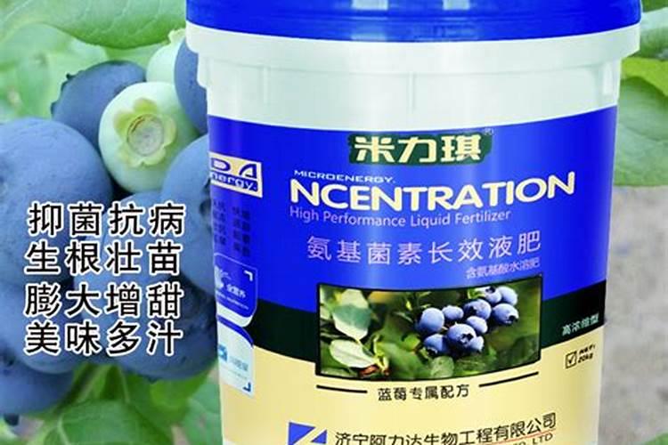 蓝莓适合什么肥料