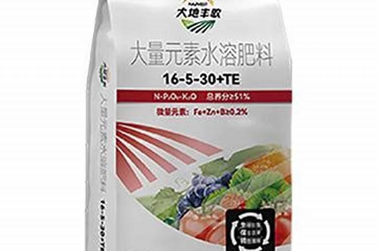 大量元素水溶肥料用法与用量