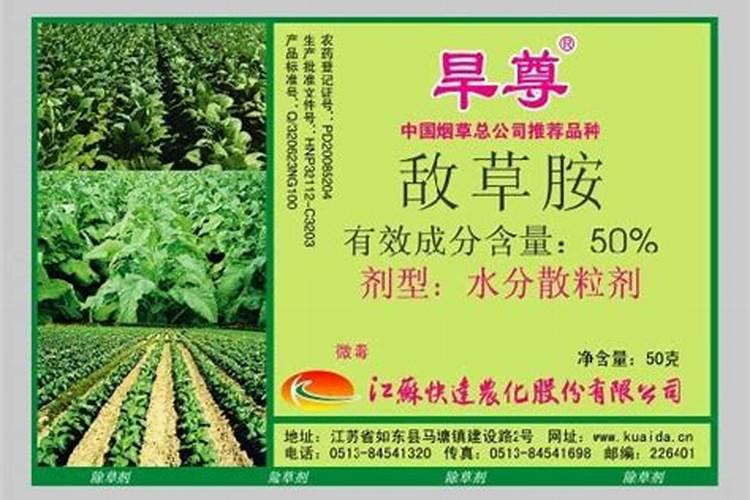 西瓜香瓜出苗后用什么除草剂