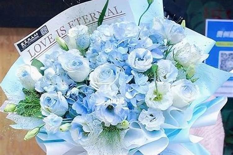 碎冰蓝玫瑰是染色的吗