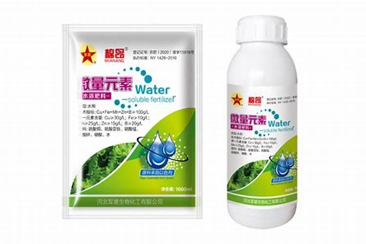 农药噻虫嗪能和微量元素水溶肥混用吗？