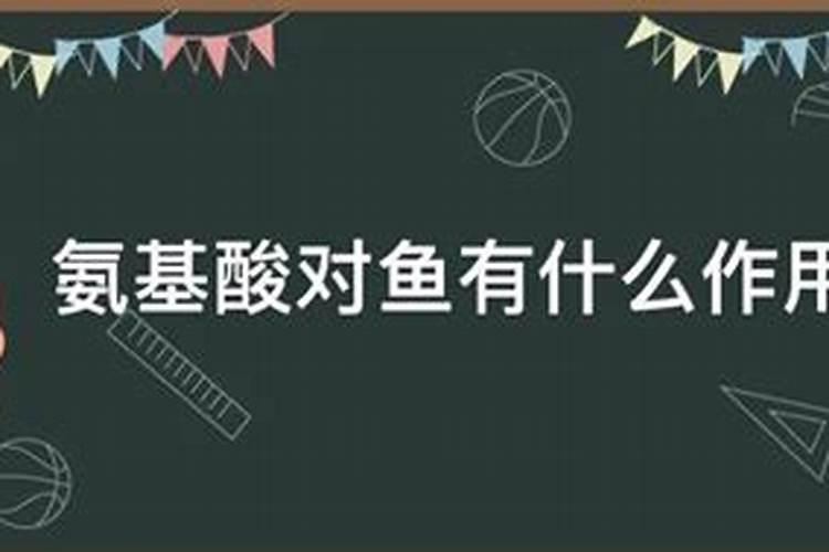 氨基酸对鱼有什么作用