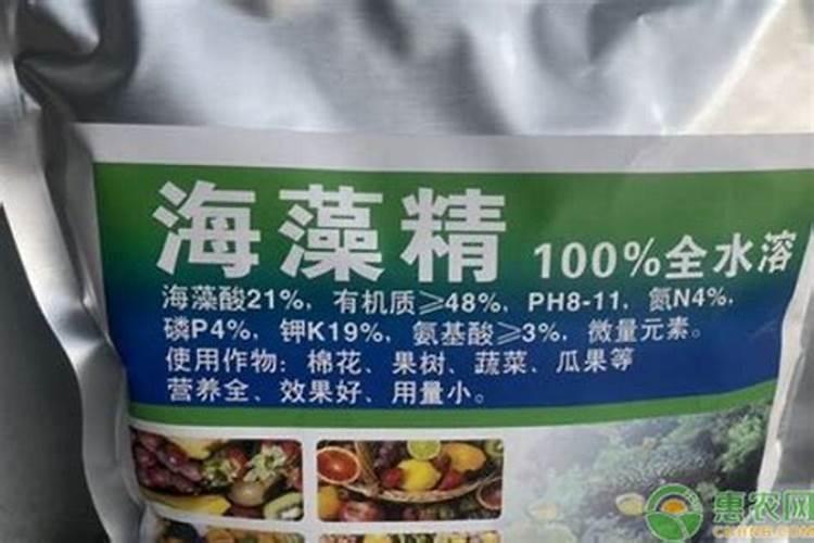 海藻肥的海藻肥的主要成分