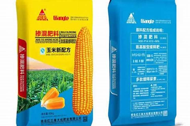 甜玉米施什么配方肥料好？