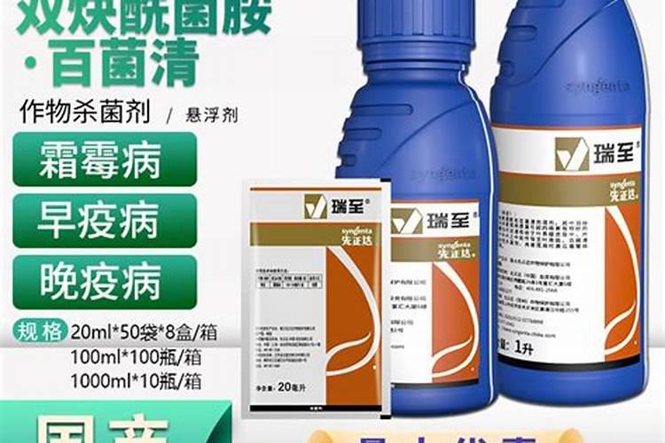 先正达百菌清杀菌剂治什么病？