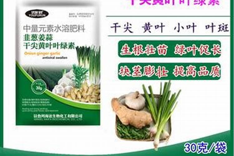 葱姜蒜抗病增产素使用方法