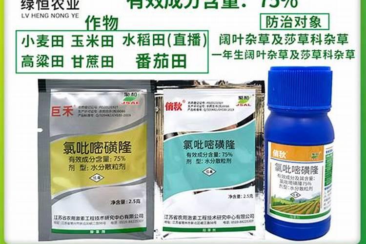 氯吡嘧磺隆能用在小麦苗后吗？