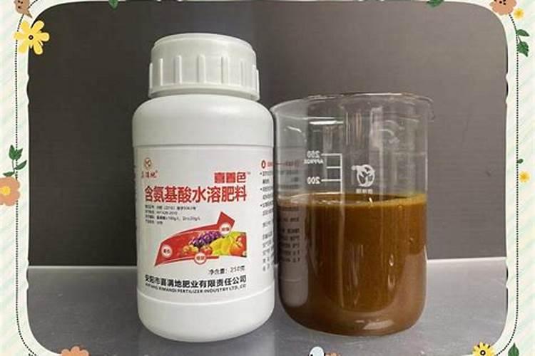 氨基酸水溶肥的作用和功效