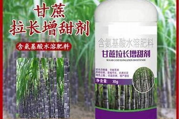 甘蔗最佳增甜方法